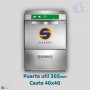 Lavavasos Económico Silanos E40H cesta 40x40