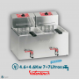 Freidora Eléctrica Valentine TF-77T con Grifo Trifásica
