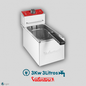 Freidora Eléctrica Valentine TF-3 sin Grifo