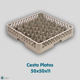 Cesta de Cubiertos Silanos 50x50x11 Plástico