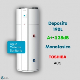 Bomba de Calor ACS 190L Toshiba Monobloc HWS-G1901CNMR-E