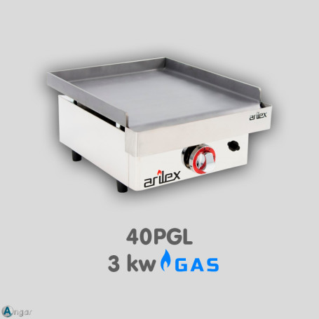 Plancha a Gas Económica 406 x 450 mm ARILEX 40PGLN