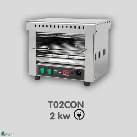 Tostador con Temporizador Resistencia Cuarzo HR T02CON