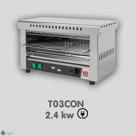 Tostador con Temporizador Resistencia Cuarzo HR T03CON