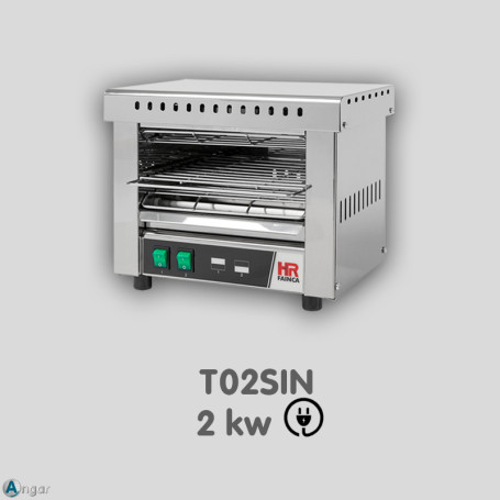 Tostador sin Temporizador Resistencia Cuarzo HR T02SIN