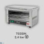 Tostador sin Temporizador Resistencia Cuarzo HR T03SIN