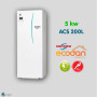 Aerotermia Mitsubishi Electric Ecodan Hidraulica 5Kw ACS 200L