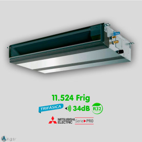 Aire Acondicionado Conductos Mitsubishi Electric Pro MGPEZ-140VJA Trifásica