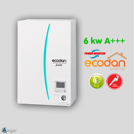 Aerotermia Mitsubishi Electric Ecodan 100% Hidráulica 6Kw