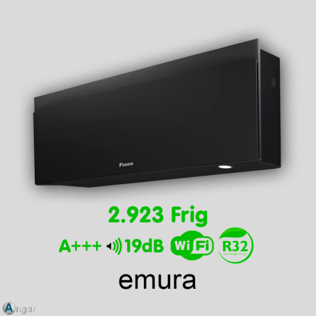 Aire Acondicionado Split Pared Daikin Emura 3 TXJ35AB (Negro)
