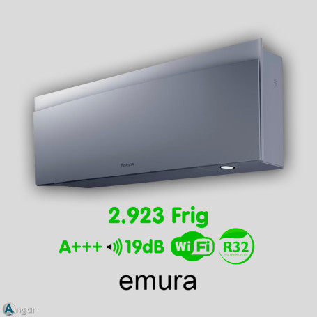 Aire Acondicionado Split Pared Daikin EMURA 3 TXJ35AS (Plata)