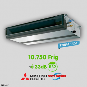 Aire Acondicionado Conductos Mitsubishi Electric Power Inverter MPEZ-125YJA Trifásica