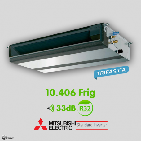 Aire Acondicionado Conductos Mitsubishi Electric Standard MSPEZ-125YJA Trifásica